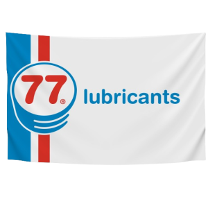 Vlag 77 lubricants 100x150cm